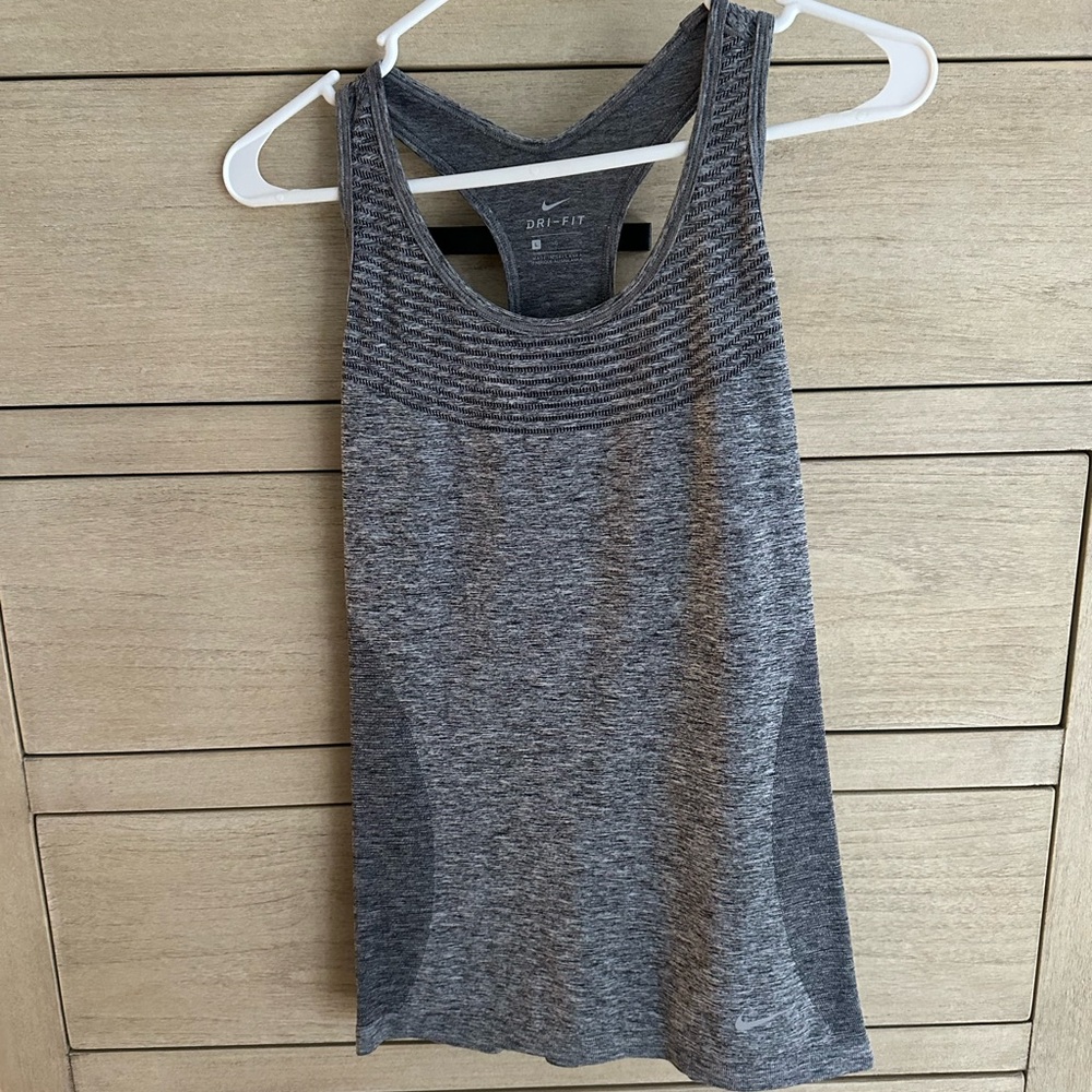 Nike Women's Heathered Gray Tank Top